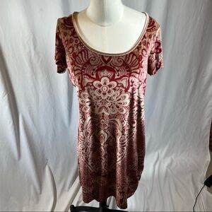 Lucky Brand Holly Hock Velvet Dress